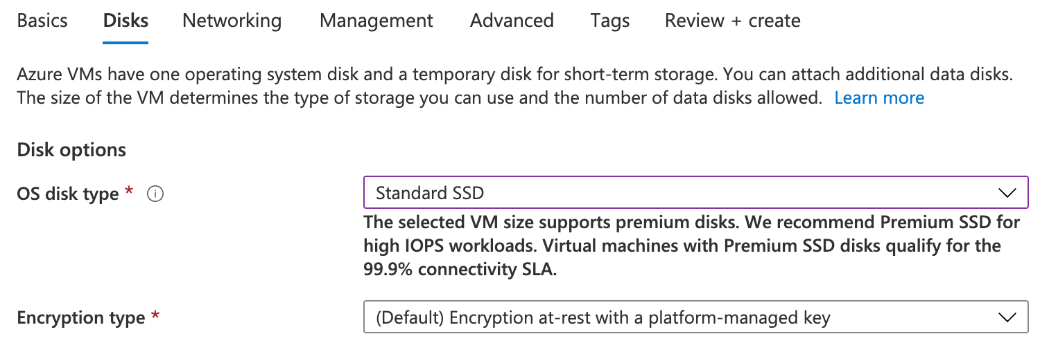 }
}
## Create a Virtual Machine

Choose where you wish to deploy the appliance to:

1. Select **Subscription**
2. Select or create a **Resource Group**

{{ :azure-gettingstarted:create-vm-basics-project-details.png?650 |